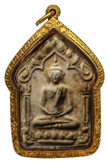 พระขุนแผนเลี่ยมกรอบทอง